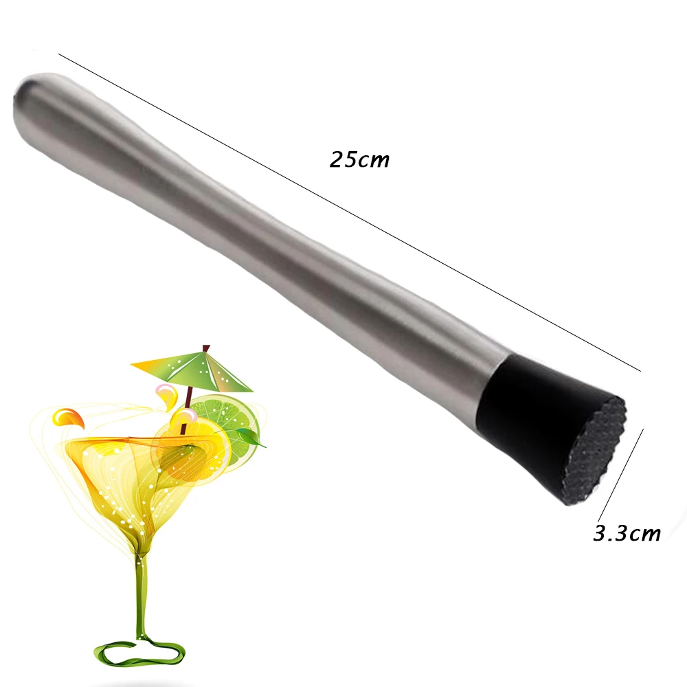 Барочный коктейль Mojito из нержавеющей стали 20/23/25/30 см мятный мудлер сделай сам для