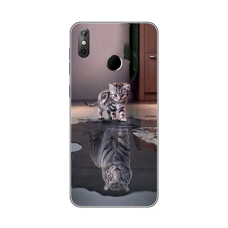 For Vodafone Smart V11 Case X9 Cartoon Pattern Soft TPU Cover Coque Animal Flower Shell | Мобильные телефоны и аксессуары