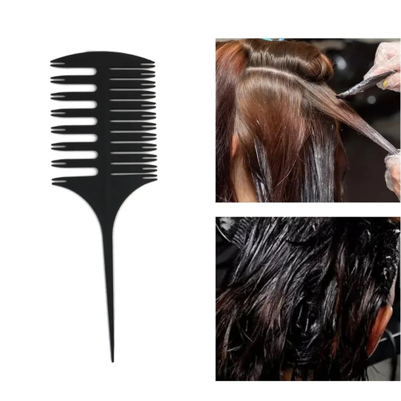 

4Pcs/Sets Professional Hair-Stylist Tip-Tail Highlighting Comb Hairdressing Big Oil Head High Temperature Resistance Hair Salon