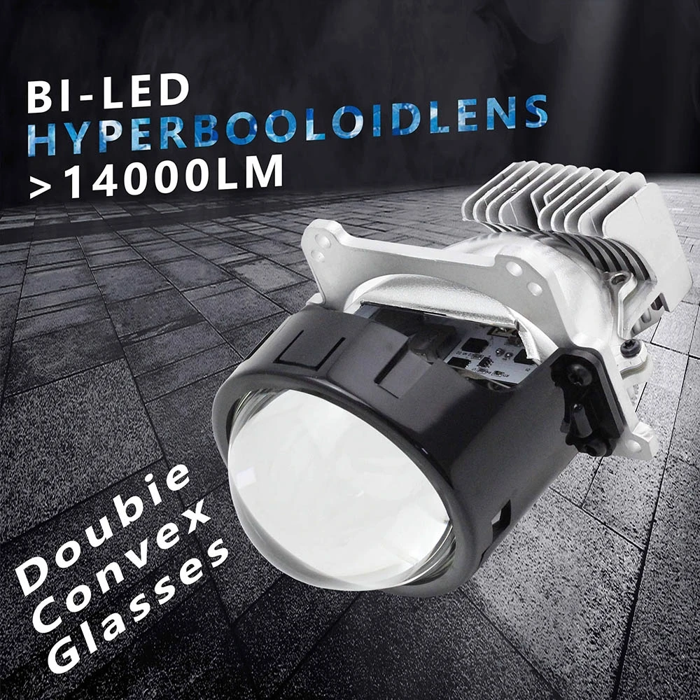 

Комплект миниатюрных светодиодных линз для проектора, 3,0 дюйма, LHD RHD, легкая установка, H1 H7 H4 Фары, 36 Вт, BI светодиодный с ближним и дальним светом