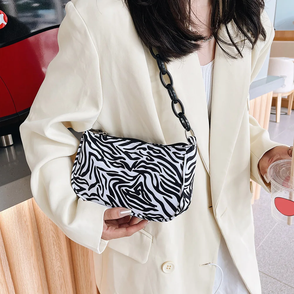 Повседневная однотонная сумка-кошелек нейлоновая дамская сумочка в стиле ретро