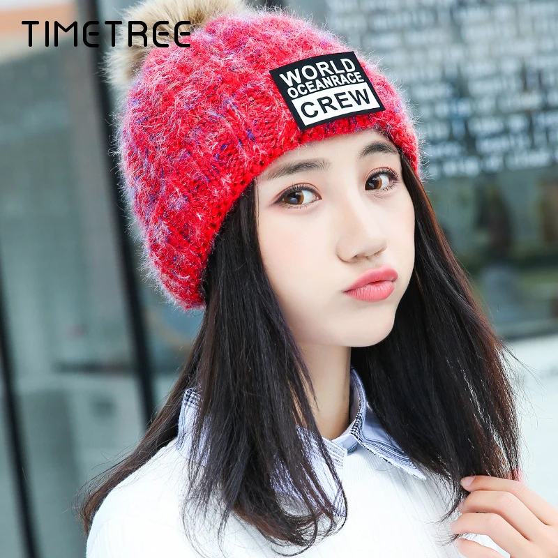 Зимние Бархатные облегающие шапки женские вязаные теплые мягкие береты