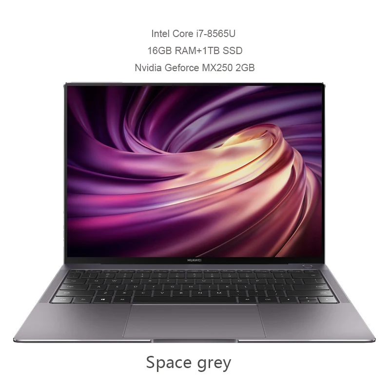 Intel Core i7-8565U Huawei MateBook X Pro ноутбук с системой Windows 10 Intel Core i7 8565U/i5 8265U 8 Гб ram 512 ГБ SSD PC отпечаток пальца 2 ГБ GDDR5 - Цвет: Intel Core i7-8565U