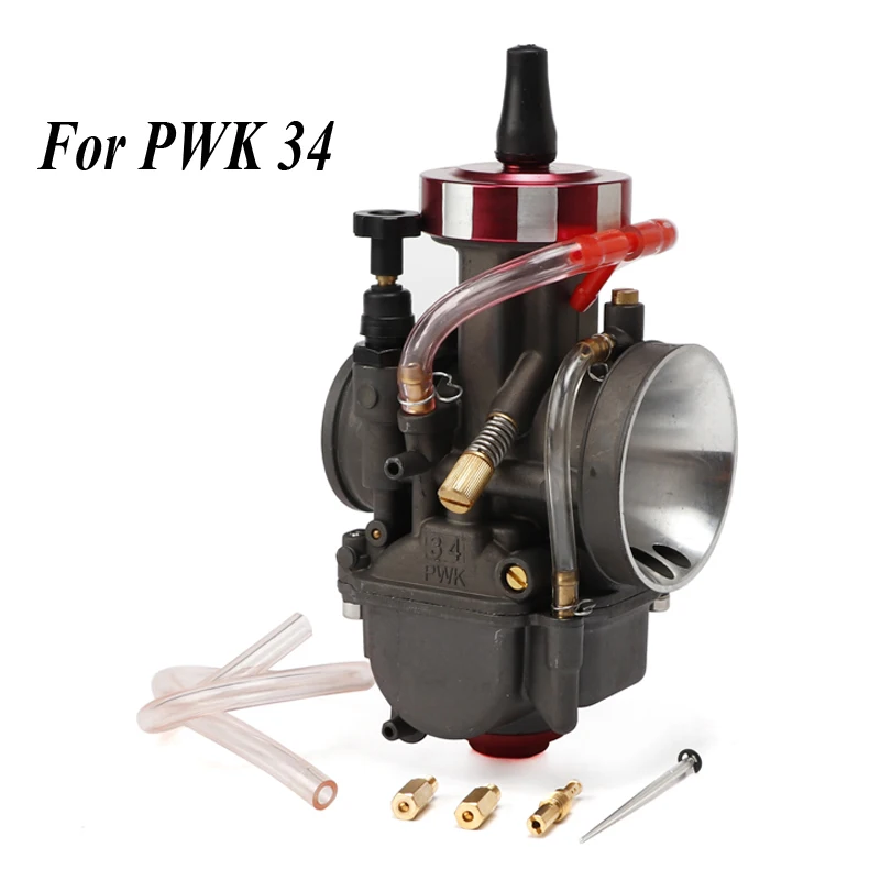 

Motorcycle universal 34mm PWK 34 Carburetor Carburador For MIKUNI 2T 4T engine scooter UTV ATV