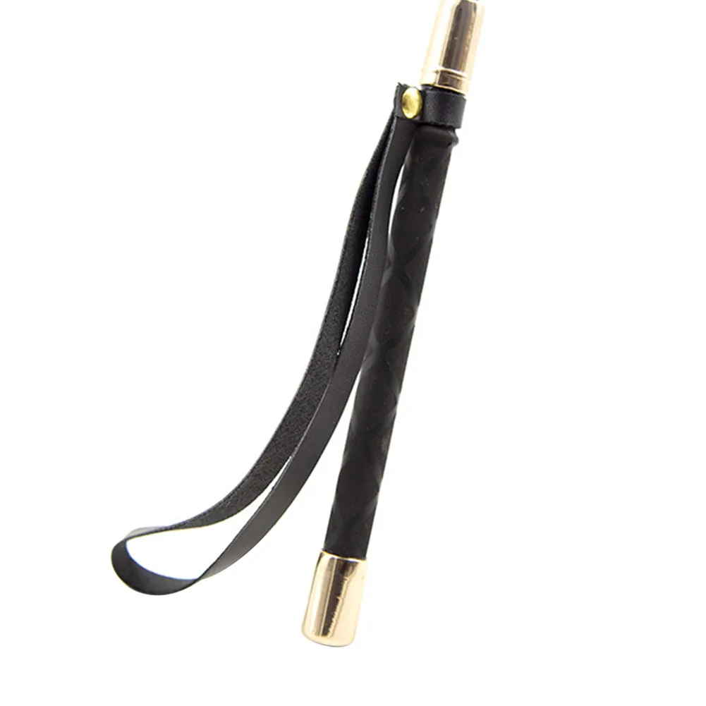 

PU Leather Lightweight Racing Durable Equestrian Training Riding Crop With Handle Lash Supplies Portable Outdoor Horse Whip