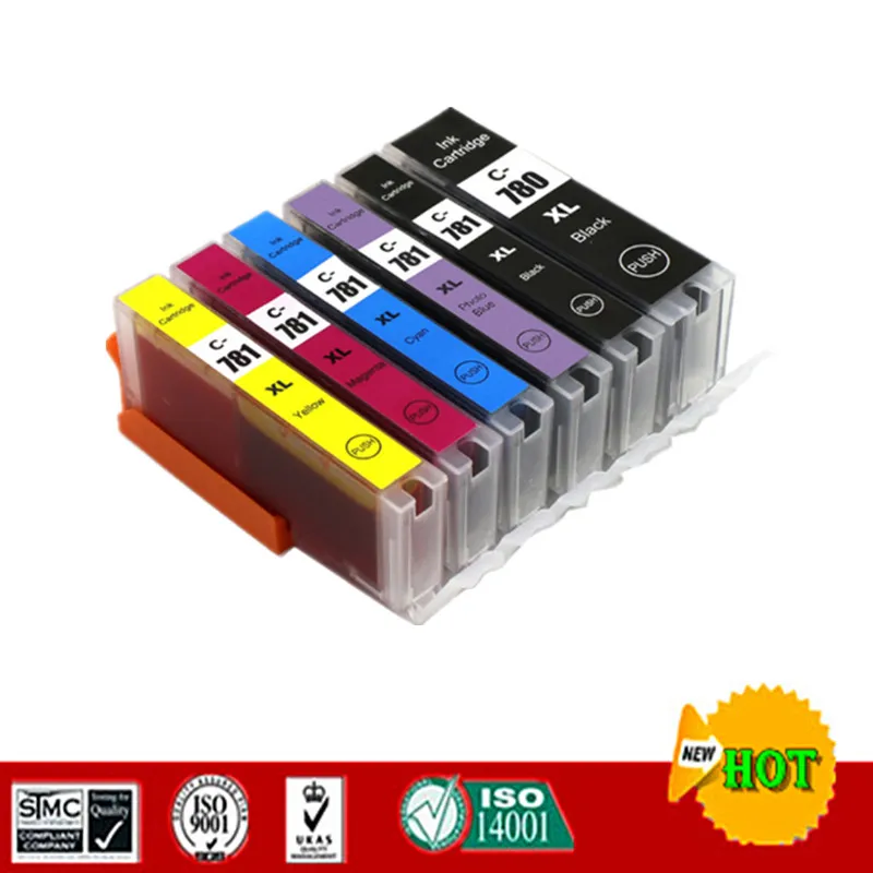 

Compatible for Canon PGI780 CLI781 PGI780xl CLI781xl Ink cartridge Suit For Canon PIXMA TS8170 TS9170 etc.