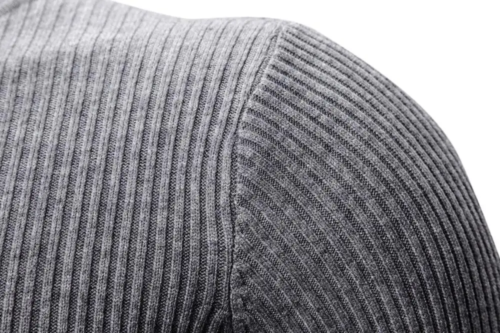 Зимний свитер мужские однотонные свитера теплые Повседневные вязаные пуловеры |