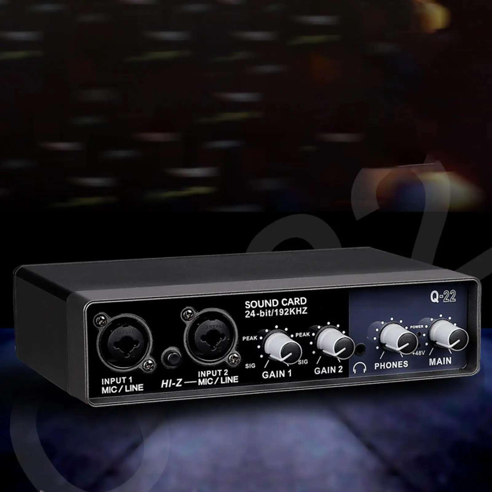

Sound Card USB 2.0 Converter 24-Bit/192KHz Audio Splitter for PC Recording