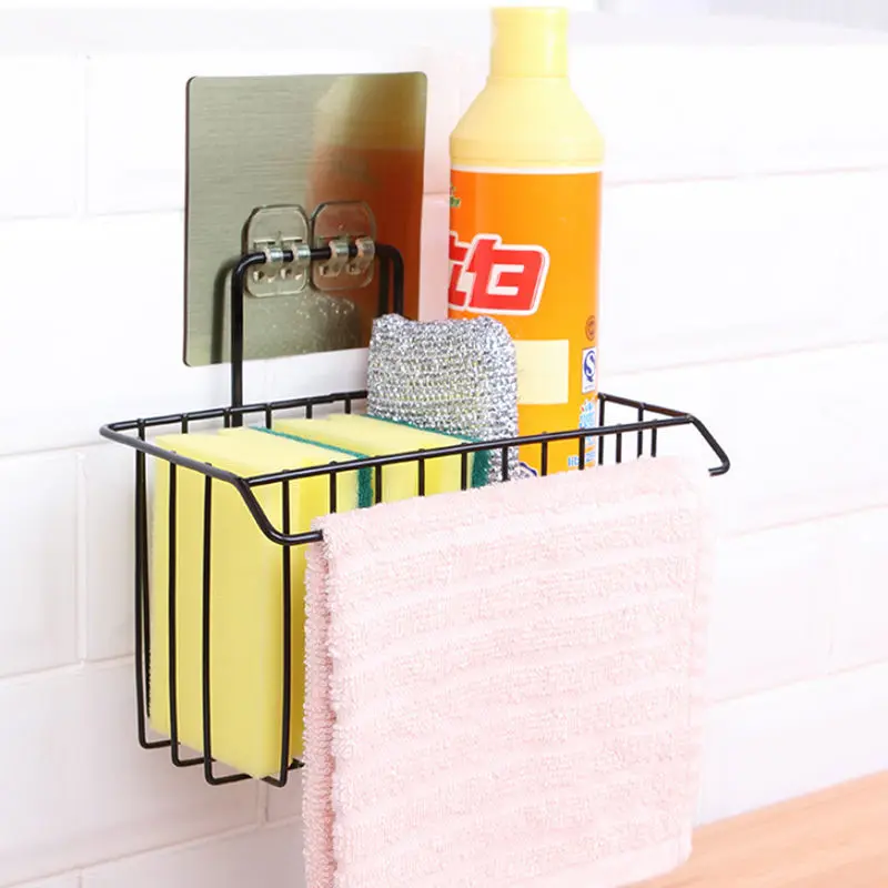 Кухня металлическая чашечная присоска раковина дренажная стойка присоски губка