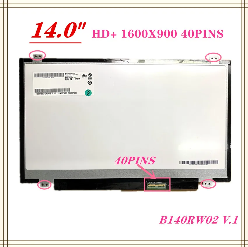 

B140RTN02.1 B140RTN03.1 B140RTN01.0 B140RW02 V.0 LP140WD2-TLD2 N140FGE-L32 lcd led screen fit For Lenovo Thinkpad T430 T420