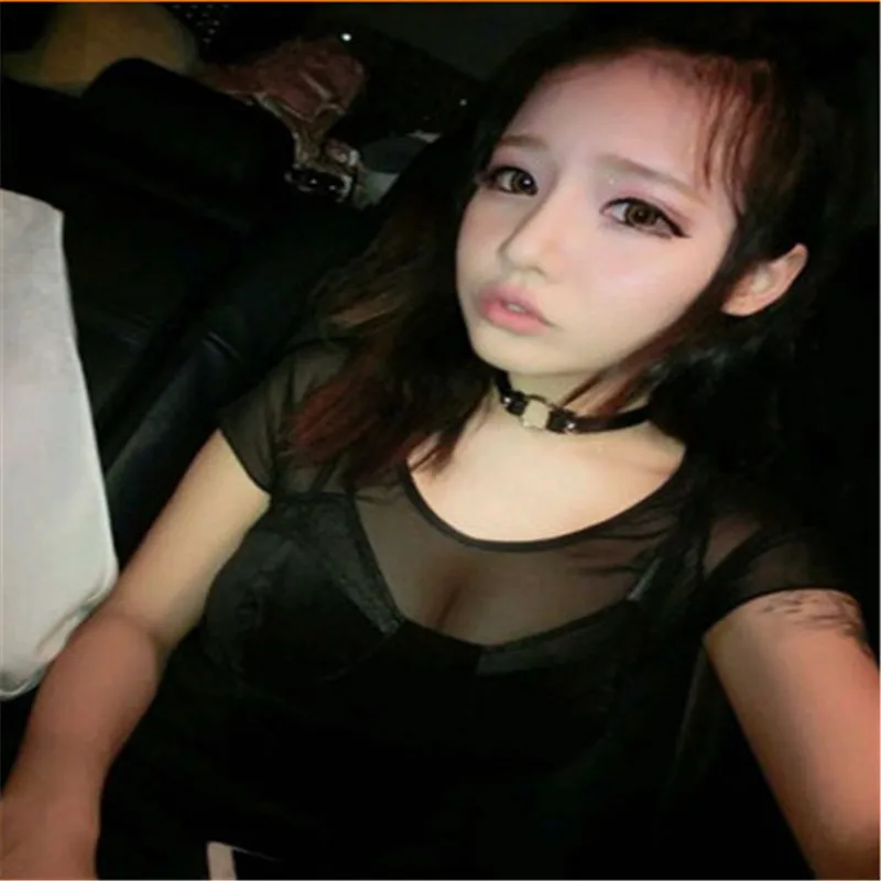 2021 Punk PU Leather Round Collar Studded Choker Necklace Body Birthday Party Gift Boho chocker Fashion Jewelry Wholesale Price |