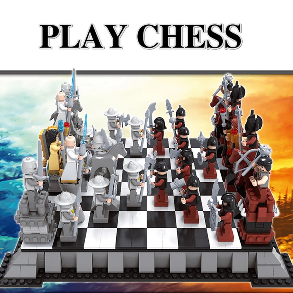 

1142pcs International Chess 27908 Building Blocks Sets Model Education Kid Toys For Children Gifts
