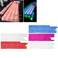 104 keys transparent abs blank keycaps for oem mx switches gaming keyboard