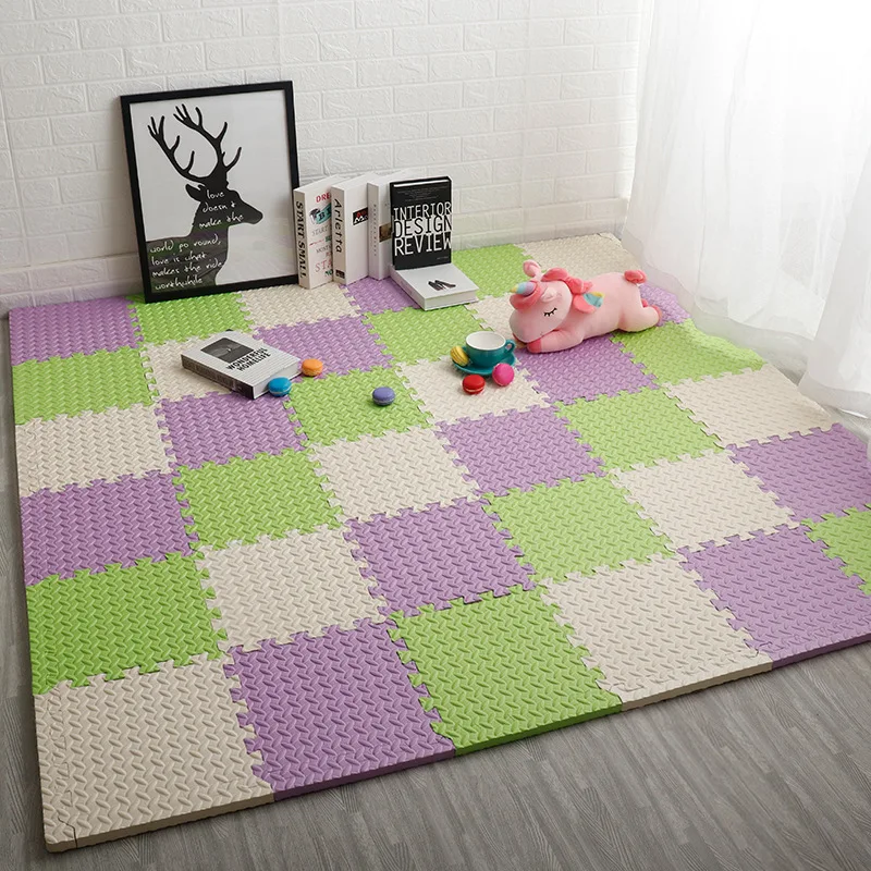 EVA Foam Play Puzzle Mats Interlocking Exercise Tiles Floor Carpet And Rug for Kid Baby Climbing Pads Mat Waterproof | Игрушки и хобби