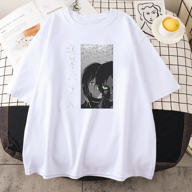 

Anime Attack On Titan Printing Men T-Shirts Fashion Summer T-Shirt Simplicity Casual T Shirts s Loose Tops O-Neck Clothes