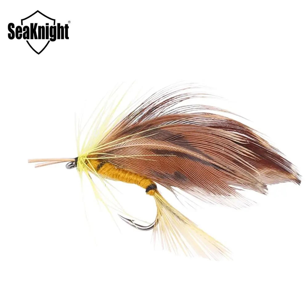 SeaKnight 24 шт. рыболовная приманка в форме бабочки с крылышками крючки для сухого