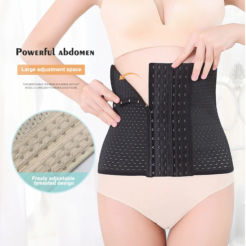 

Breathable Abdomen Belt Multifunctional Breasted Postpartum Hollow WaistBelt Medical Slimming Artifact Women'S Adjustable Girdle