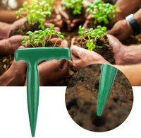 plastic garden hole punch planting weeding transplanting seedling garden tool