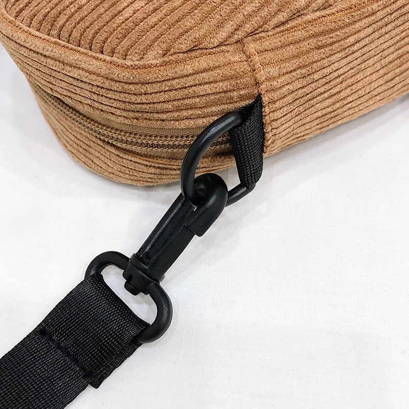 

Women Mini Canvas Shoulder Bag Small Corduroy Cloth Messenger Bag For Keys Phone Pink Crossbody Bags Cute Zipper Purse For Girls