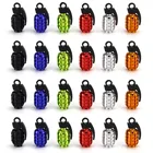 Колпачки для клапанов автомобильных шин 4 шт.компл., алюминиевые колпачки для выпускных клапанов шин мотоцикла или велосипеда, пылезащитная крышка, Стайлинг автомобиля