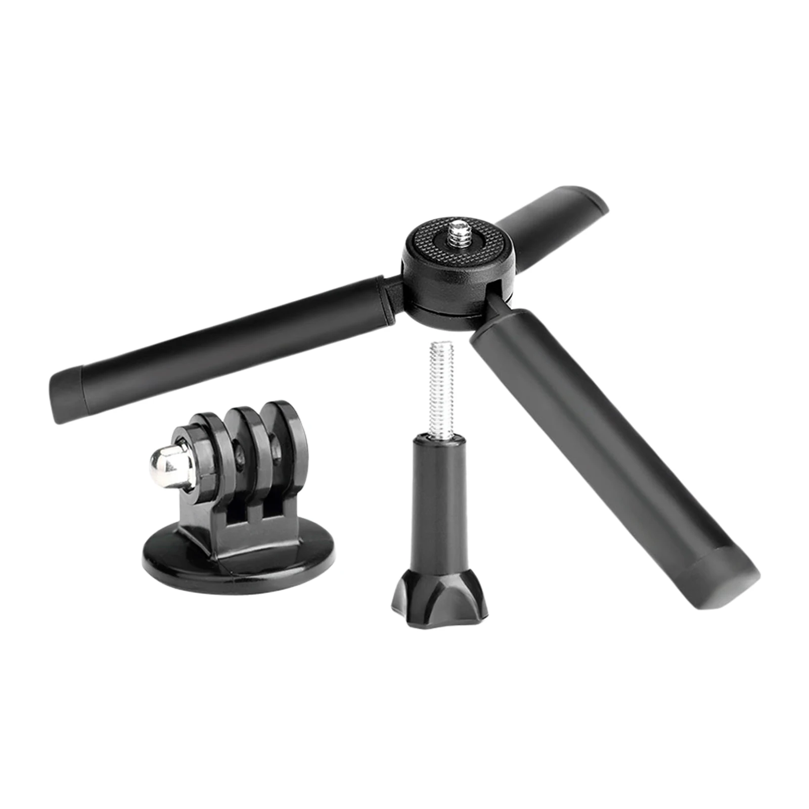 

Camera Tripod Selfie Adapter Base, Handheld Foldable Tripod Mount for Action