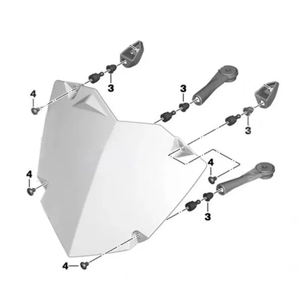 

Suitable for BMW R1200GS/R1250GS ADV modified shield headlight net protection lens protection frame cover protective cover