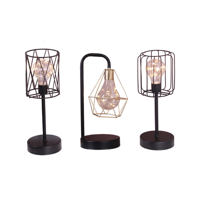 Креативные USB лампы поделки скандинавский подсвечник из кованого железа женское