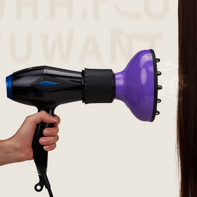 

Universal Hair Diffuser, Hair Dryer Diffuser Attachment for Curly and Natural Wavy Hair, Professional Blow Dryer Diffuser