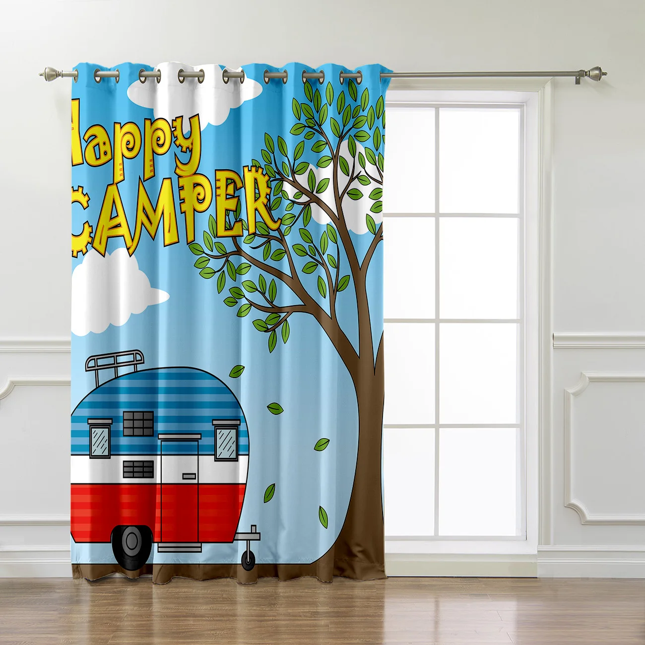 Винтажный караван занавески для окон декор кухни улицы спальни ткань Swag Детские