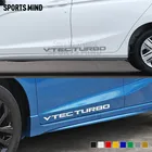 Наклейка на дверь автомобиля VTEC, 2 шт., для Honda Civic, подходит для джаза, дрифта, JDM, Typer R, аккорд