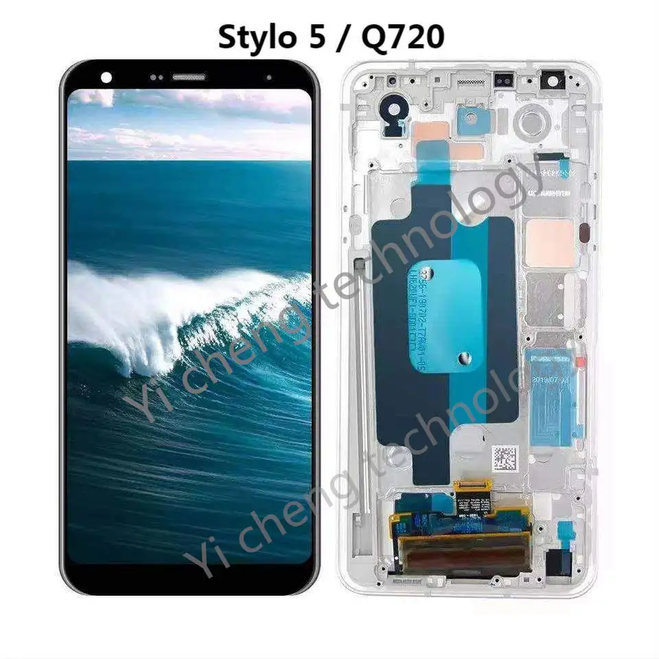 Pantalla LCD para LG Stylo 5 / Stylo4 Q710 Q710MS Q710CS, montaje de digitalizador con Panel t&aacute;ctil, repuesto para LG Q720-2