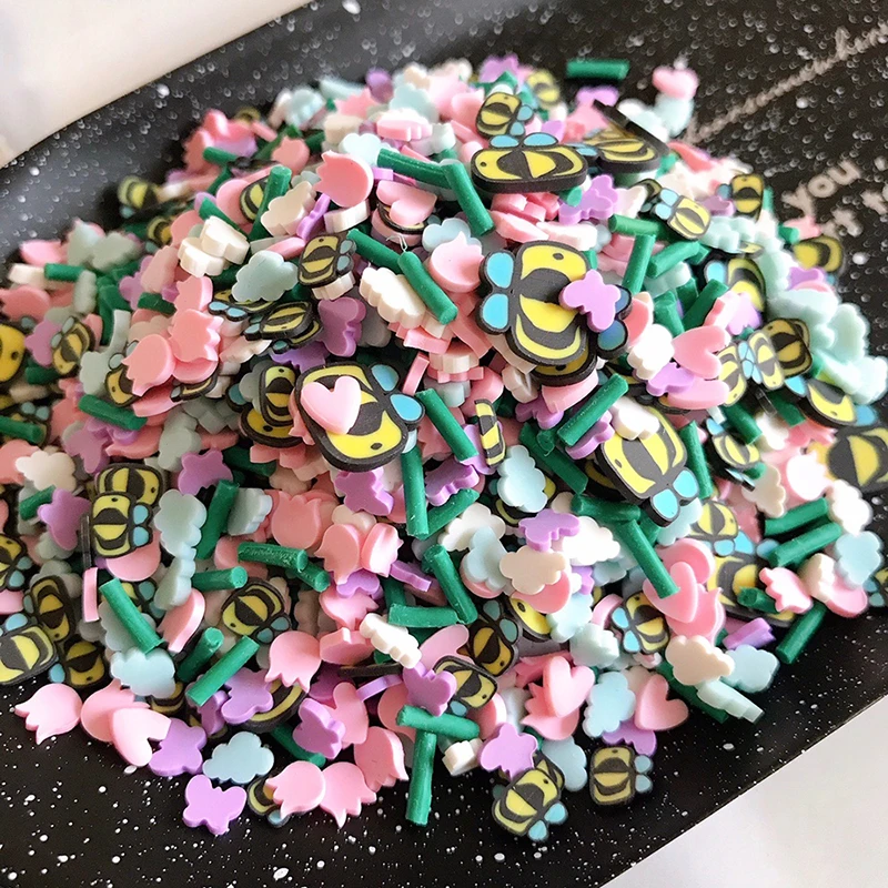 Набор симпатичных слаймов Boxi полимерная глина поставки топпинга сделай сам