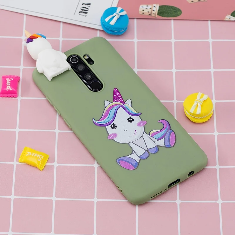 3D Cartoon Rabbit Stand Toys Redmi Note 8 Pro Case For Xiaomi Silicon Cover Xiomi |