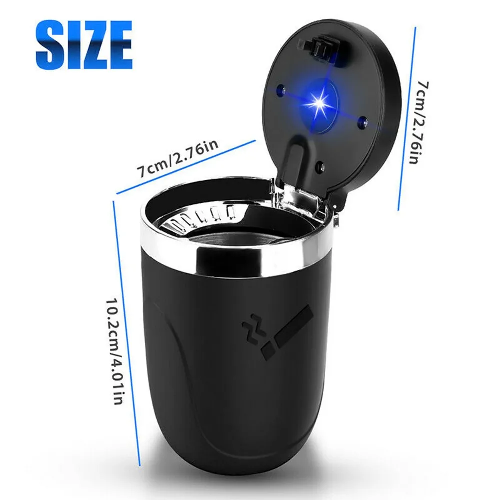 

1Pcs Car Trash Bin Garbage Can Auto Interior Organizer Storage Bin Car Garbage Box Holder Ashtray Case With Lid Car Accessories