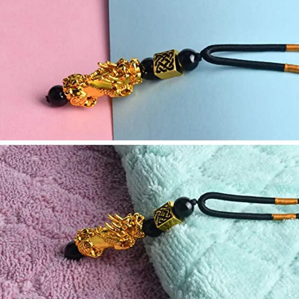 

Six-character Necklace Pendant Brave Troops Strand Jewelry Color Change Lucky Temperature Transfer Necklacec Pendant Z2B8