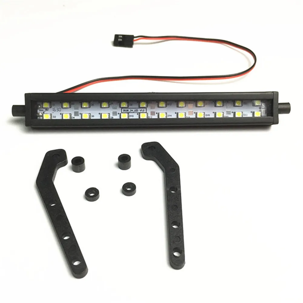 

For 1/10 Axial Wraith RR10 24 LED Lamps Light Bar High Brightness Bomber AX90048 RC Car Upgrade KYX Parts