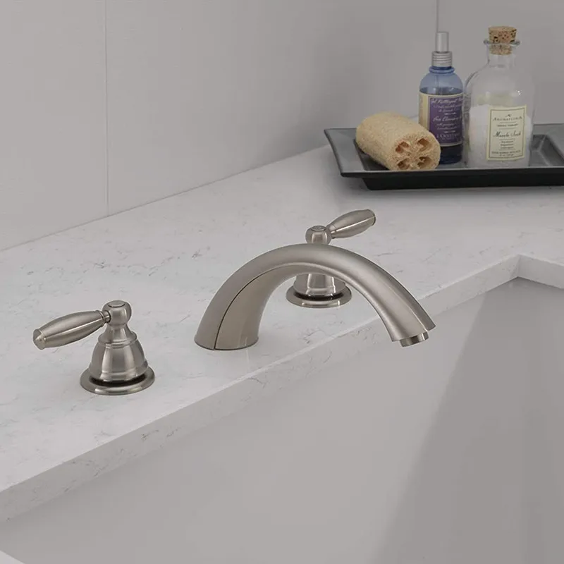 

Widespread Roman Tub Faucet Trim Kit Bath Tub Faucet Double Handles Bathtub Tap Bathtub Faucet Mixer For Bathroom