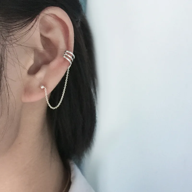 Серьги клипсы для женщин модные мужские серьги хряща уха в стиле хип хоп