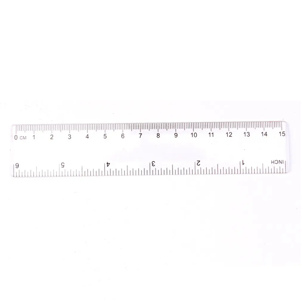 

15Cm/20Cm/30Cm Plastic Ruler Advertising Ruler Transparent Student Ruler Student Ruler Measurement Tool