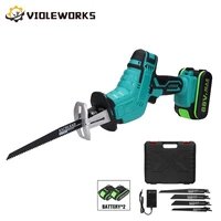 88v cordless lithium battery reciprocating saw woodmetal cutting saw saber saw portable electric saw rechargeable power tool