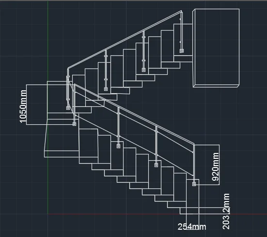 Бесплатная доставка 304 # атласная отделка детали для лестницы с плоской
