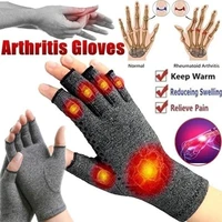 1 pair winter warm arthritis gloves anti arthritis therapy compression ache joint pain relief screen gloves health care