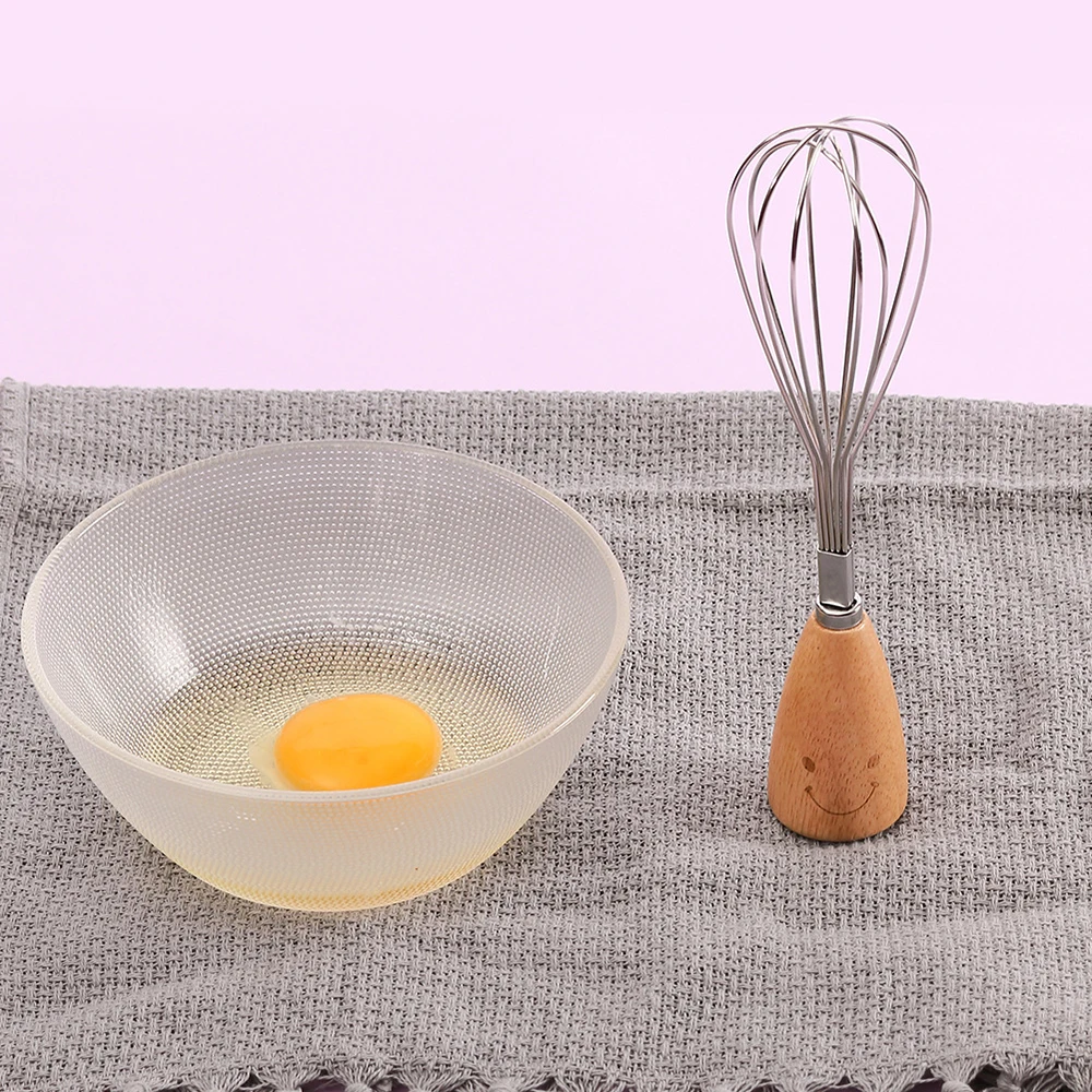 Здоровый мультфильм смайлик Нескользящая деревянная ручка кухонный смеситель