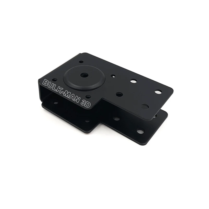 V Slot линейный конец привода черная анодированная Торцевая Монтажная пластина для