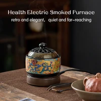 220v timing thermostat electronic essential oil burner arab incense holder aroma burner sandalwood furnace frankincense burner