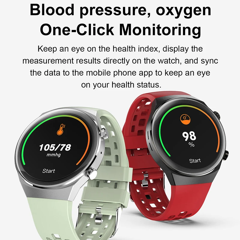 Мужские Водонепроницаемые Смарт-часы с пульсометром и поддержкой Bluetooth | Умные