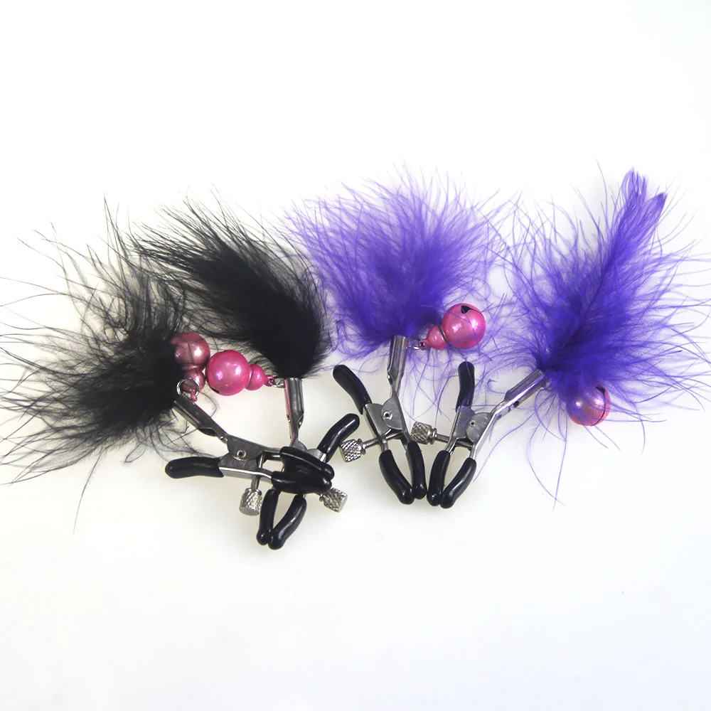 Cucurbit Feather зажимы для сосков дрожащие стимуляция молока женщин шлейф груди зажим