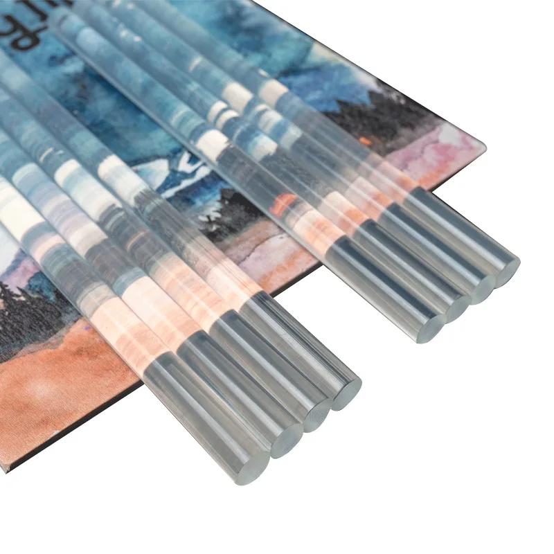 

50Pcs 7mmx200mm Very Transparent Glue Stick Craft Hand Repair Tool Hot Melt Glue Sticks for Glue Gun DIY Art Alloy Accessories