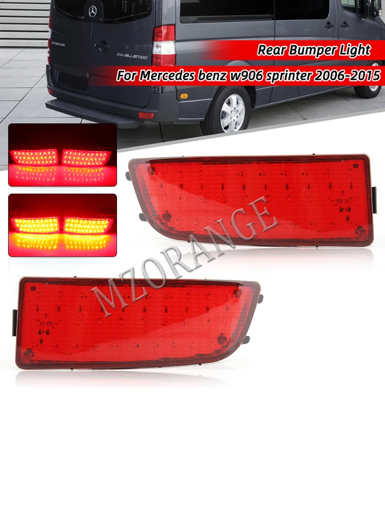 PARACHOQUES de cola trasero 1 Izquierdo Rojo Reflector Para Mercedes Sprinter W906 2006-2015