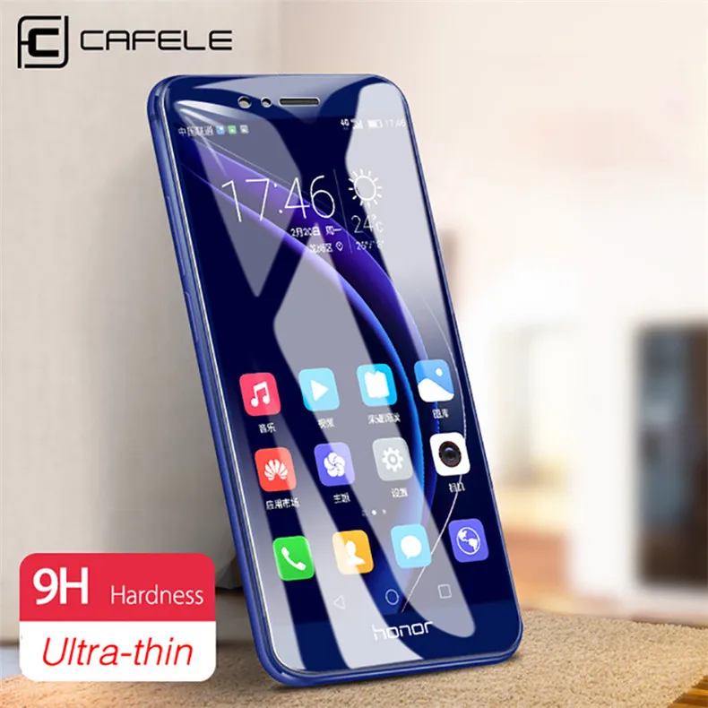 CAFELE Экран протектор для huawei Honor 8 2.5D закаленное Стекло Высокая Ясно ультра тонкий Анти Shatter Защитная пленка для Honor 8